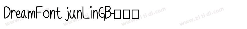 DreamFont junLinGB字体转换